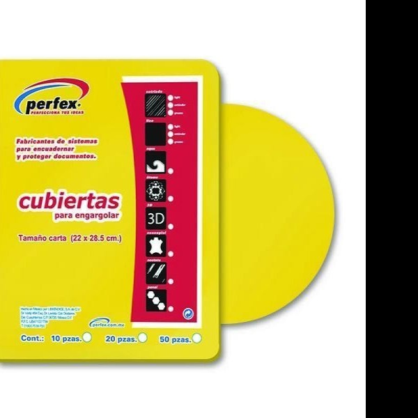 CUBIERTA CTA. LISA BIPOL AMARILLO 14P. 25 JUEGOS